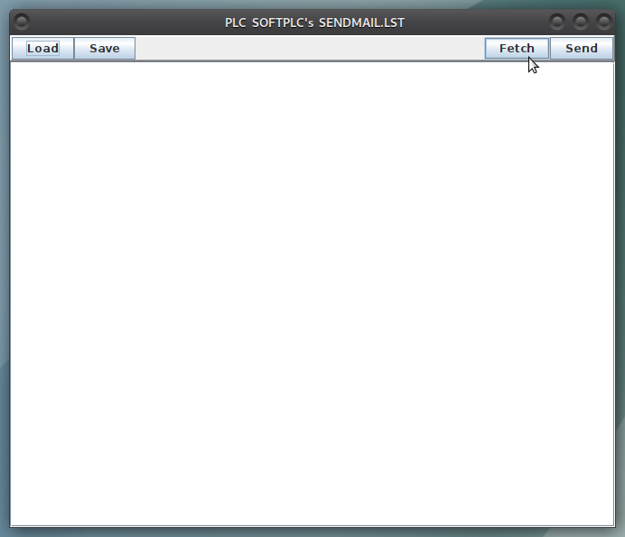 sendMail config editor load