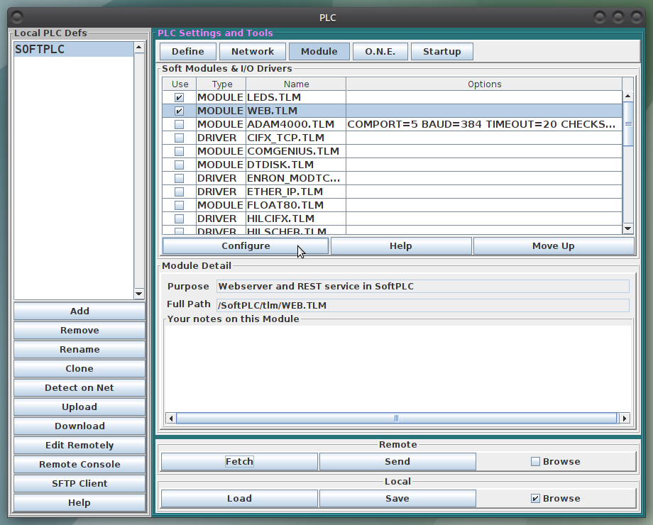 web config editor load